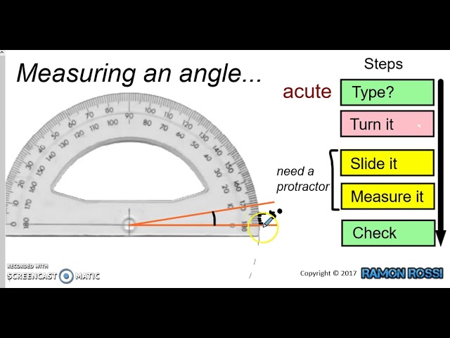 How to measure angles using a protractor feat. Mr Rossi