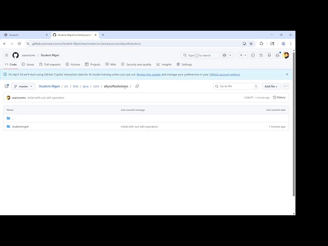 Springboot - Code with Ally Live Stream