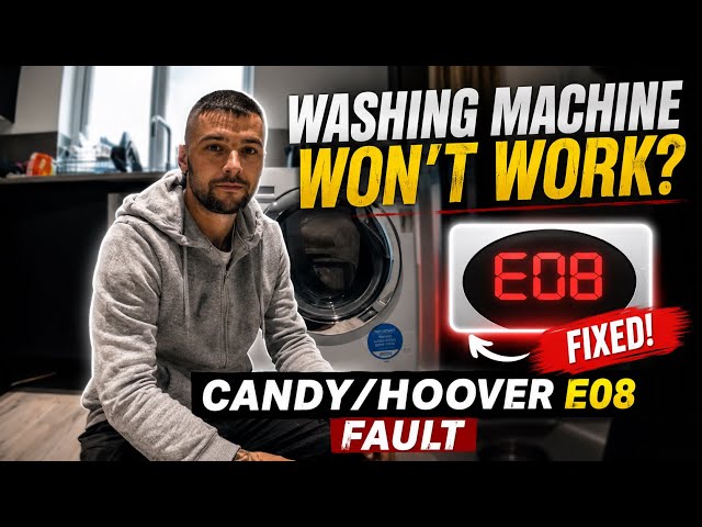 Washing machine fault! E08! REPAIRED! candy/hoover