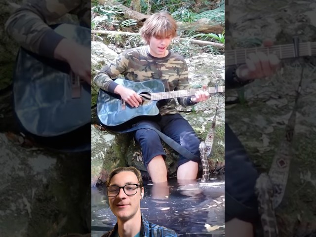 Friendly Python LOVES The Sound of The Guitar! #snake #python