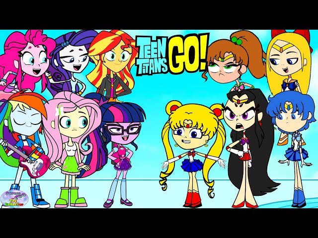 Teen Titans Go! vs. Equestria Girls and friends! Cartoon Character Swap - SETC