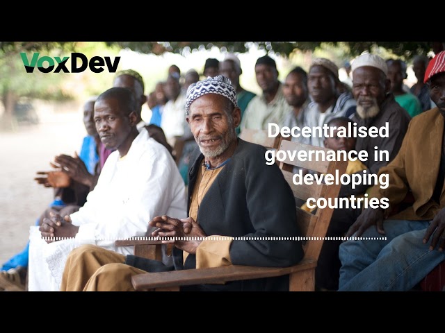 Decentralised governance in developing countries