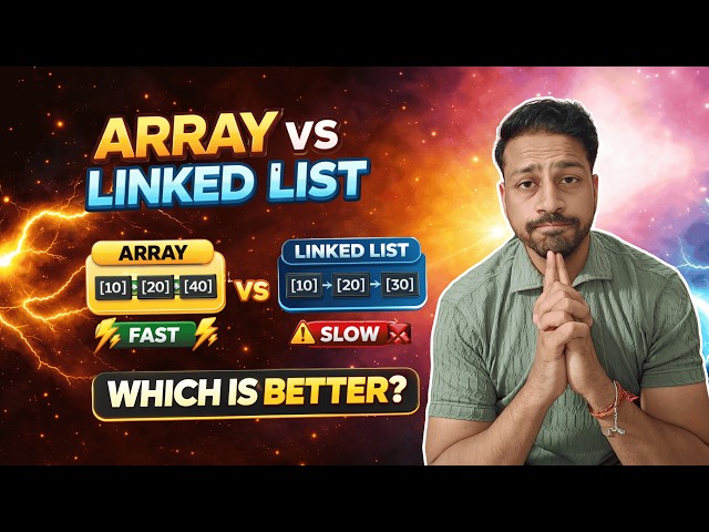 ArrayList vs LinkedList Explained (Java) | DSA + Backend + Interview Questions