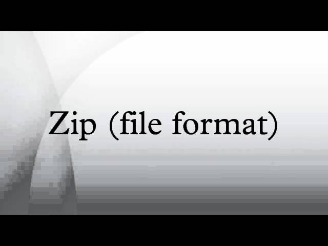 Zip (file format)