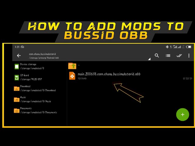 HOW TO ADD MODS TO BUSSID OBB/TUTORIAL / STEPS