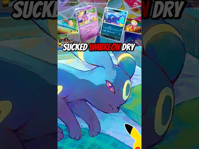 Presentación de Umbreon por el 30.º aniversario de Pokémon…