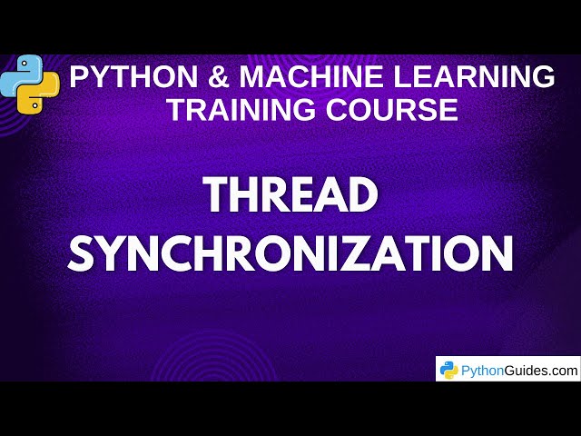 Thread Synchronization