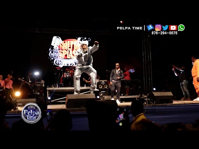 Capleton bring back life to the people them with an energetic performance AT GHETTO SPLASH 2022