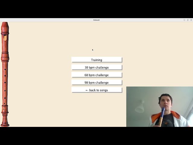 Recorder game. Second demo of gameplay.