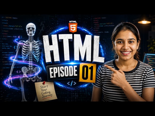 HTML Episode 01 | Installation & Basic HTML Structure #html #learning #coding #course #webdeveloper