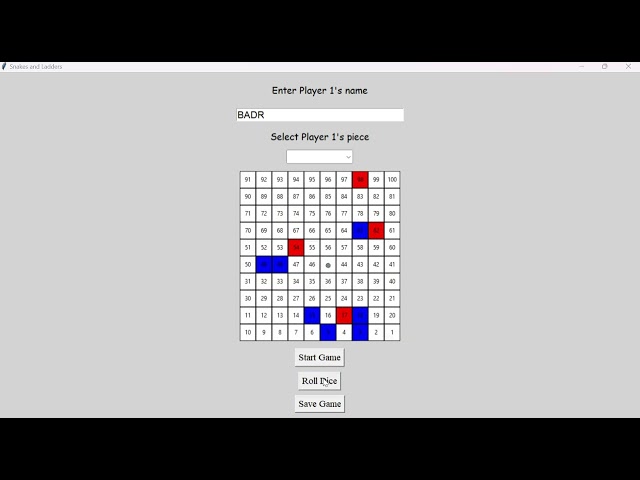sample video python snakes and ladders project (codezilla)