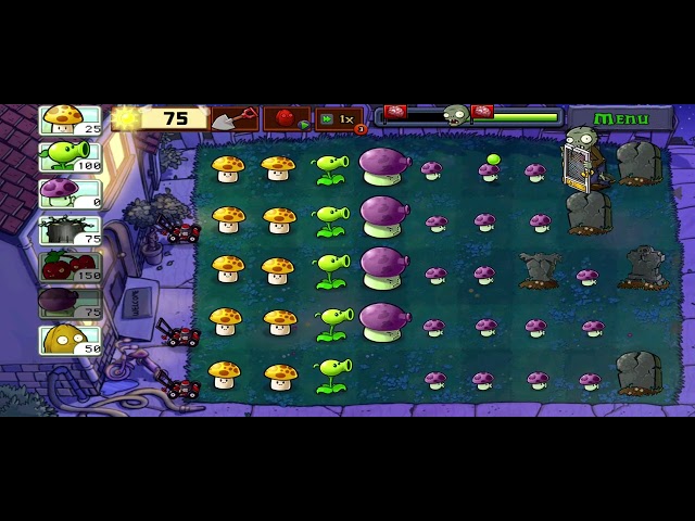 Plants Vs Zombies Level 9 (Night) #PvZ