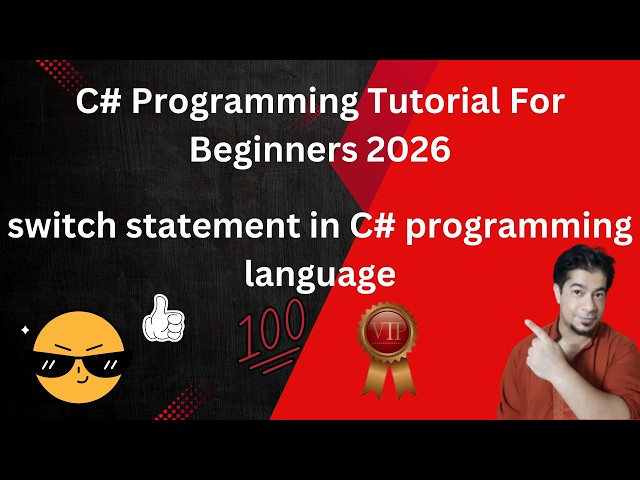 switch statement in C# programming language | In Urdu Language