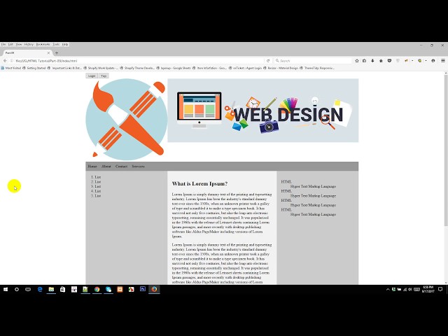 Web Design Bangla Tutorial | Part-9 | CSS Position Property