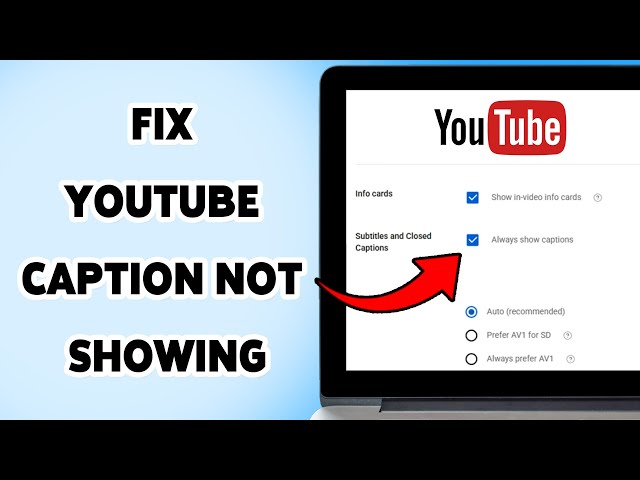 Fix YouTube Caption Not Showing | Enable Closed Captions On YouTube 2025