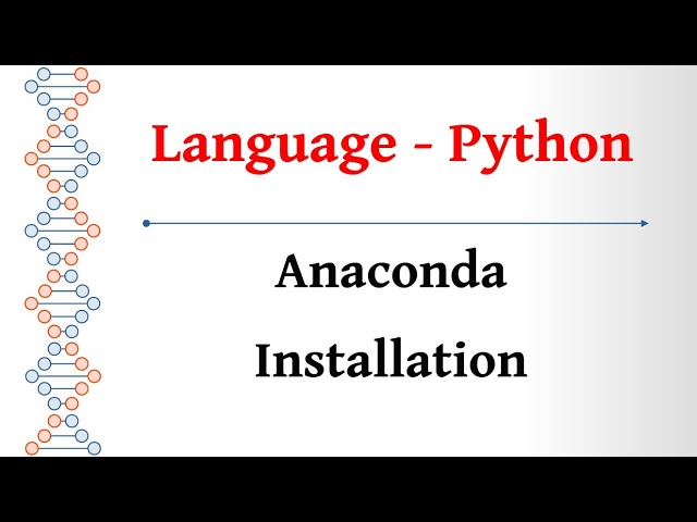Language Tamil - Python - Anaconda Installation