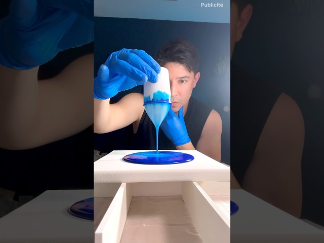 I'm testing POURING!! 😮 #shorts #drawing #art