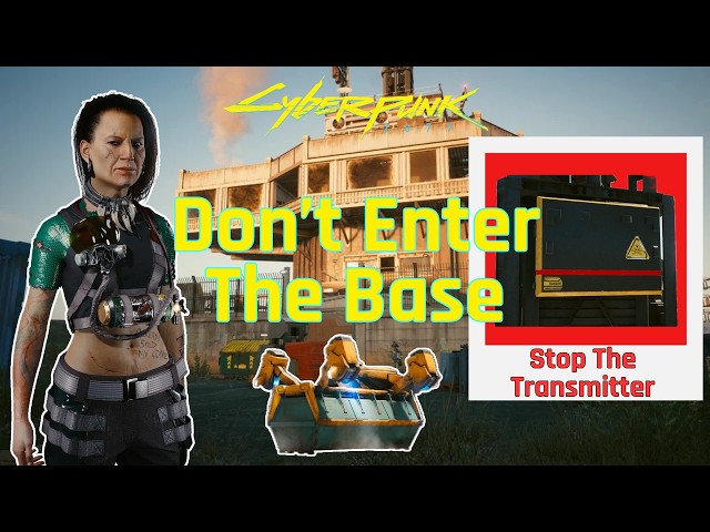 How To Secretly Takedown The Wraiths Transmitter Operation | Flying Drugs gig | Cyberpunk 2077