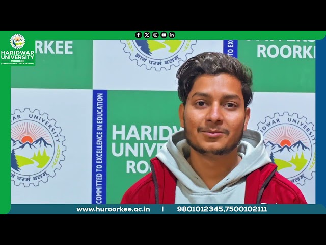 Alumni Visit | Haridwar University, Roorkee #HaridwarUniversity #alumni #proudmoment