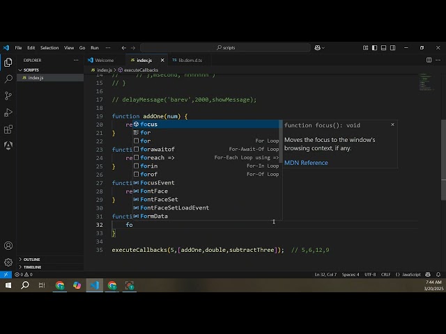 JS.23) Callback and Recursion