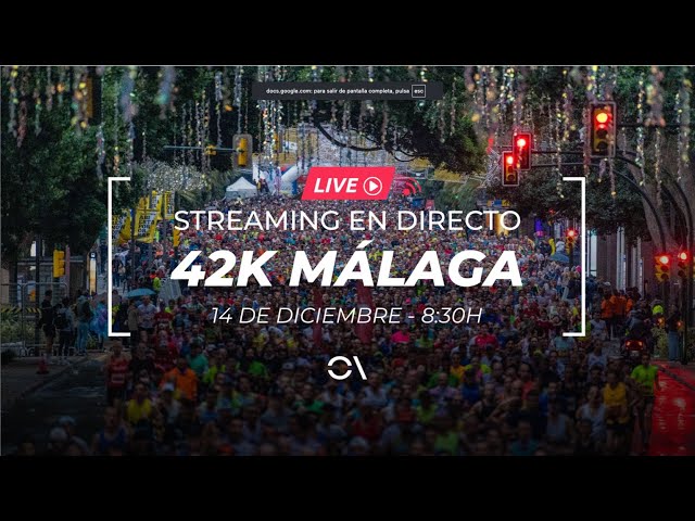 📺 STREAMING en directo del GENERALI MARATÓN DE MÁLAGA 2025