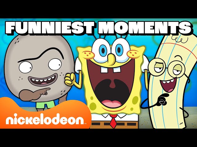 Rock Paper Scissors React To SpongeBob's Funniest Moments! 🤣 | Digital Exclusive | Nicktoons
