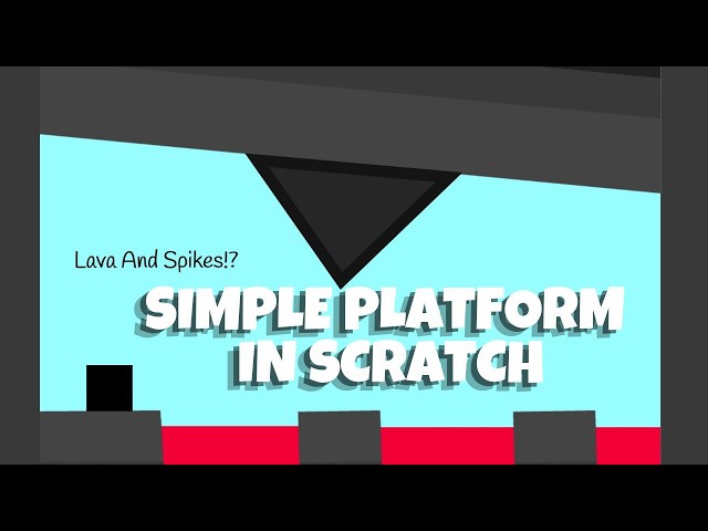 Scratch Tutorial: Create a Simple Platformer Game Step by Step! #scratch
