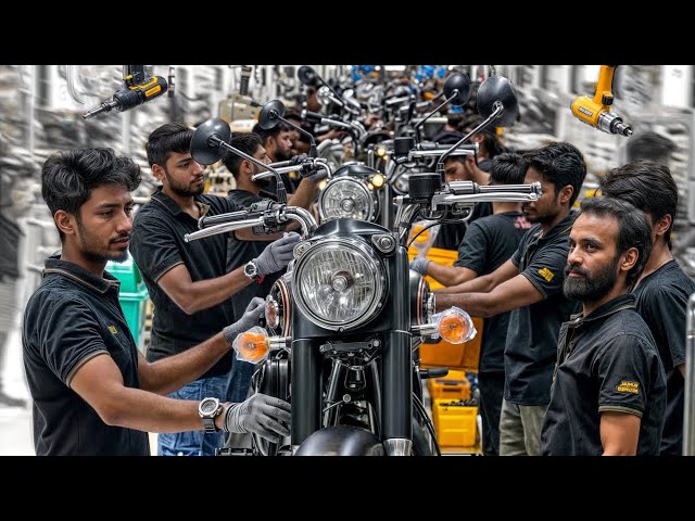 Royal Enfield Factory tour - Manufacturing process - Inside Indian Motorcycle plant in Chennai