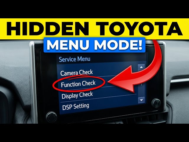 SECRET Toyota Function Only 1% of Drivers Know (Use It NOW)
