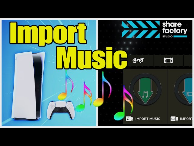 How to IMPORT MUSIC to SHAREFACTORY on PS5 (Using PC and USB)