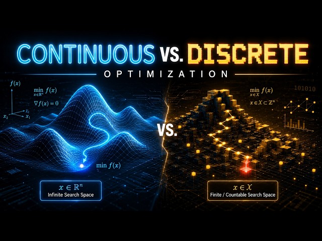 Continuous vs. Discrete Optimization Explained! (Which is Harder?)