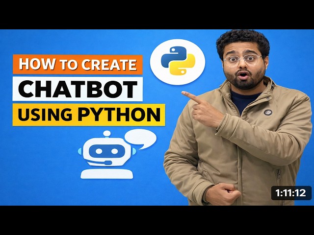 How to Create Chatbot Using Python 🤖 | Chatbot using Python, NLP 🔥