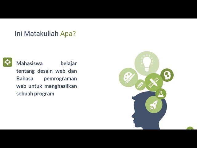 Pengantar Kuliah Desain dan Pemrograman Web