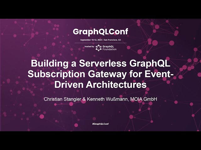 Building a Serverless GraphQL Subscription Gateway for EventDriven Architectures