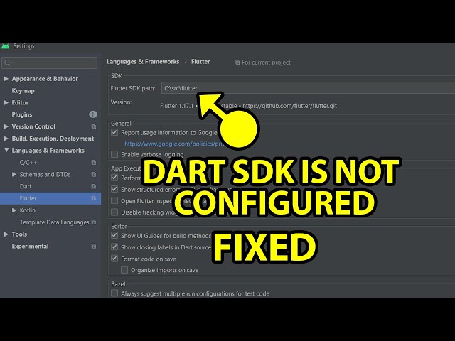 Dart SDK is not configured Android Studio [ Fixed 2021 ]