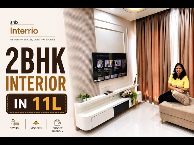 ₹11 Lakh Full 2BHK Interior | 700 sq ft Home Transformation | Pune | Shlok Moshi | Pune