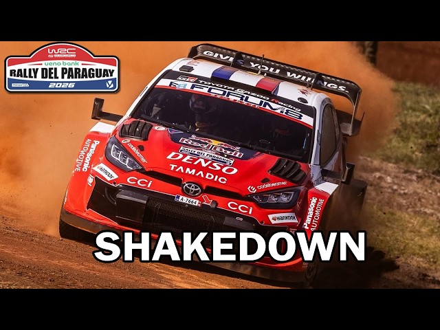 🇵🇾 WRC Rally del Paraguay 2026 | SHAKEDOWN Actions