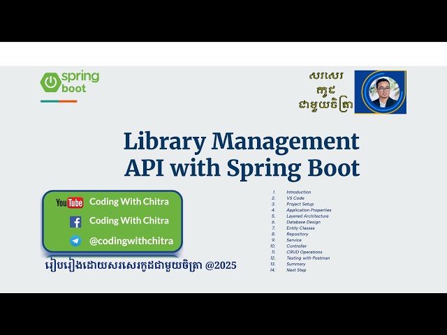 🎓 Learn How to Build a REST API with Spring Boot – Full Khmer Tutorial 🇰🇭  Part 1