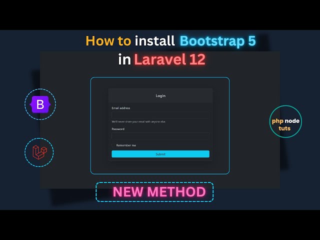 😮How to install Bootstrap 5 in Laravel 12 | Install Bootstrap in Laravel 12 | Laravel 12  Bootstrap