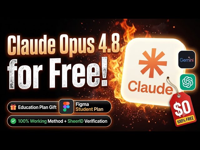 Claude Code Opus 4.8 FREE for Students? Figma Education Plan Guide