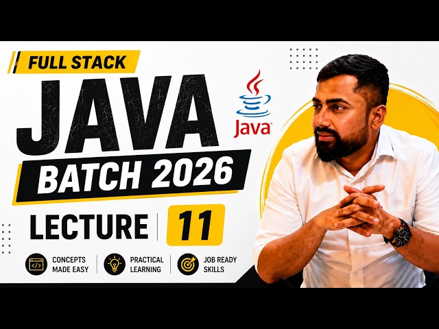 Full Stack Java — Class 11: Control Statements | IT Shaala Batch 2026