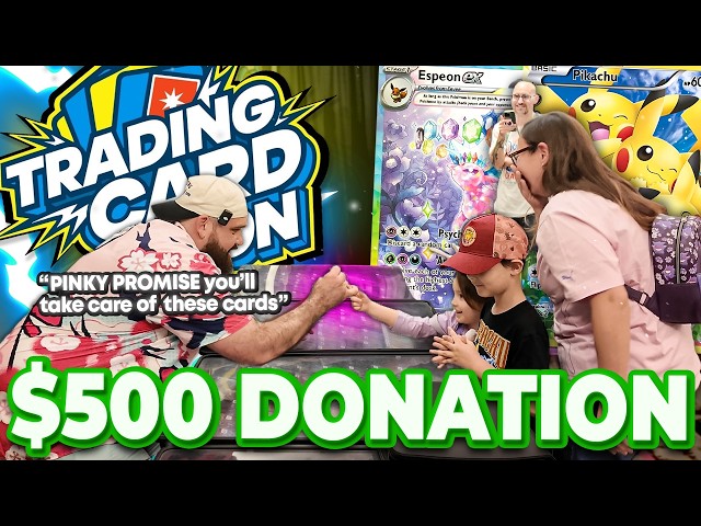 We Gave Them $500 WORTH of Pokemon Cards! | Trading Card Con Irvine | Vendor POV