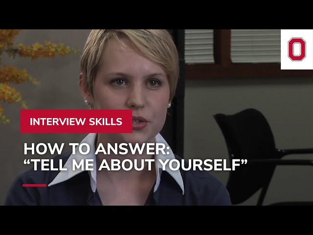 "Tell me about yourself" - How to answer this interview question