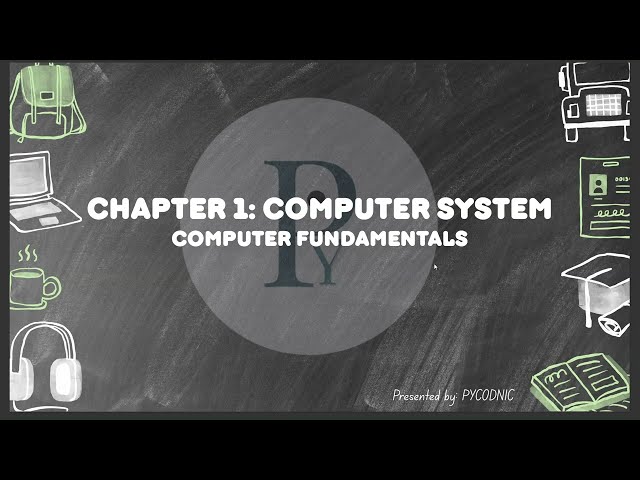 CH-1 Class 11 Computer Science Python | Computer System One Shot |NCERT | CBSE 2026 | Free PDF Notes