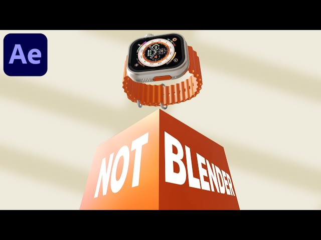 New After Effects Update is CRAZY - 3D Product Animation | After Effects Tutorial