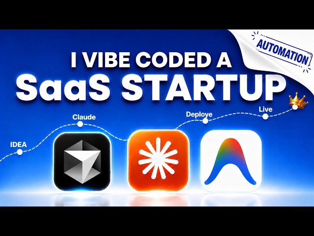 Vibe Coding Tutorial: Build a Full-Stack SaaS Website Using Claude ,Cursor & Antigravity ! 🤯