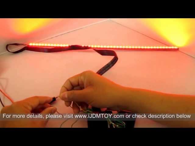 iJDMTOY RGB 7-Color LED Scanner Knight Rider Lighting Kit Demonstration