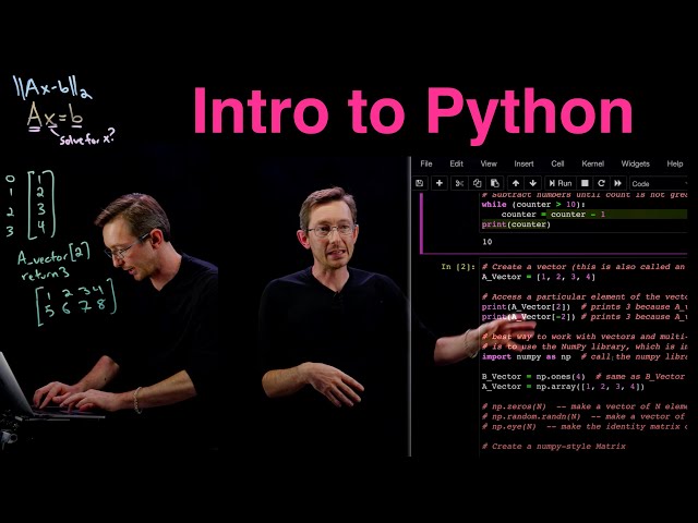 Engineering Math Pre-Req: Quick and Dirty Introduction to Python