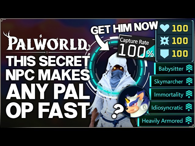 Palworld 1.0 - New Rarest NPC in Game Makes ANY Pal OP - Dr. Brawn Location & Best Surgery Guide!