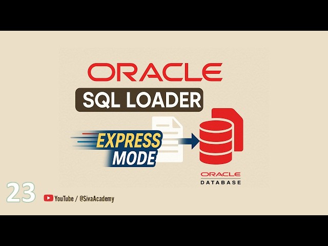 Oracle SQL Loader Express Mode